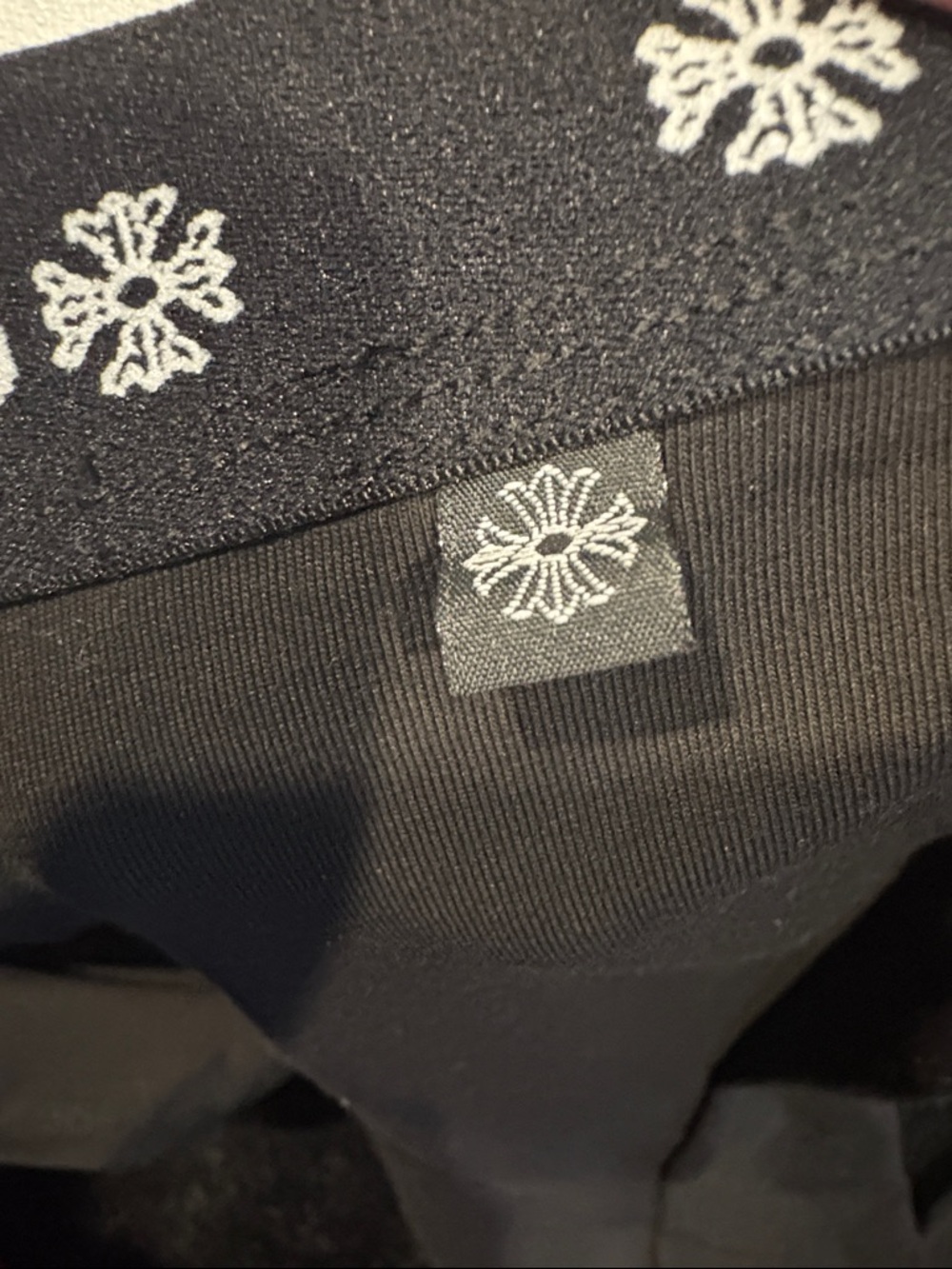 Chrome Hearts Black Logo Waist Thermal Leggings - Picture 2 of 3